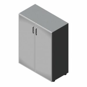 Compir Medium cabinet 90 cm with glass doors with lock