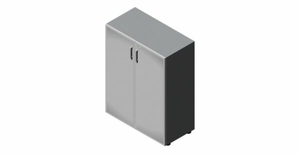 Compir Medium cabinet 90 cm with glass doors with lock