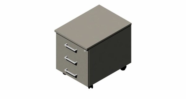Compir Stratos Chest of 3 drawers on wheels