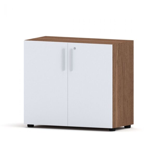Compir 90 cm low cabinet with lockable doors - Image 32