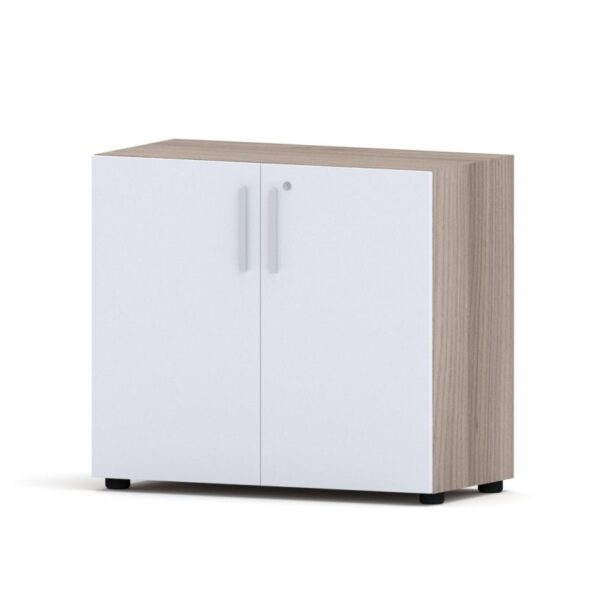 Compir 90 cm low cabinet with lockable doors - Image 42