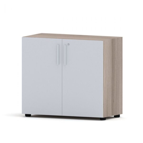 Compir 90 cm low cabinet with lockable doors - Image 43