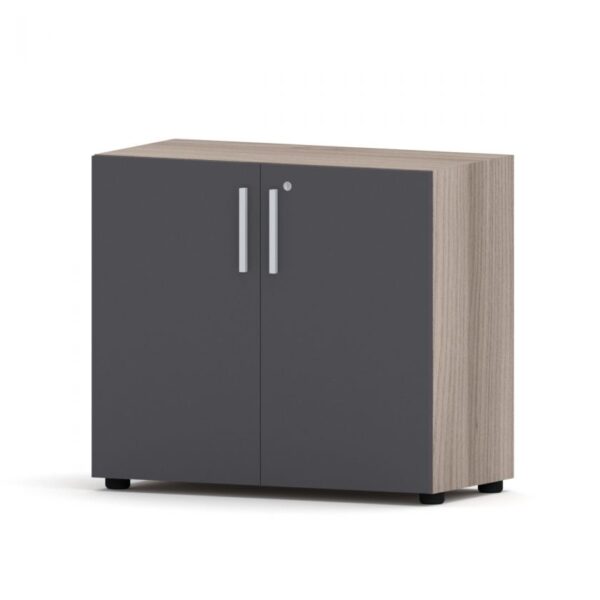 Compir 90 cm low cabinet with lockable doors - Image 51