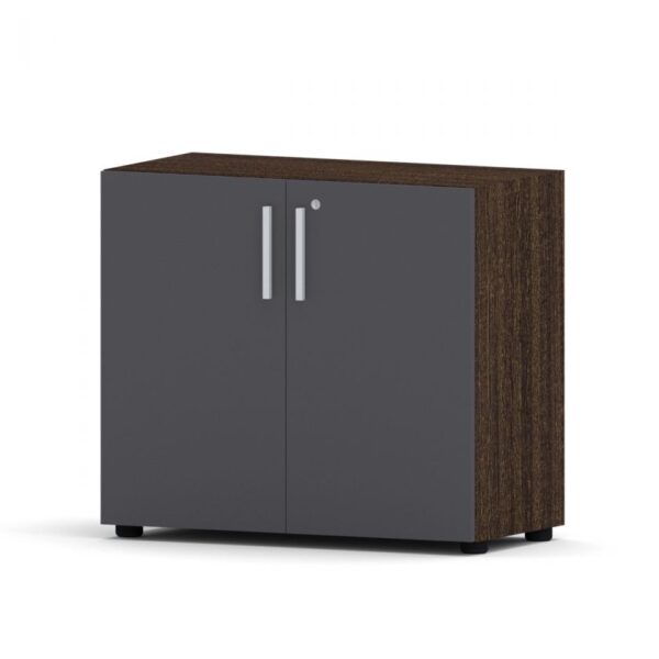 Compir 90 cm low cabinet with lockable doors - Image 61