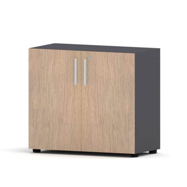 Compir 90 cm low cabinet with lockable doors - Image 75