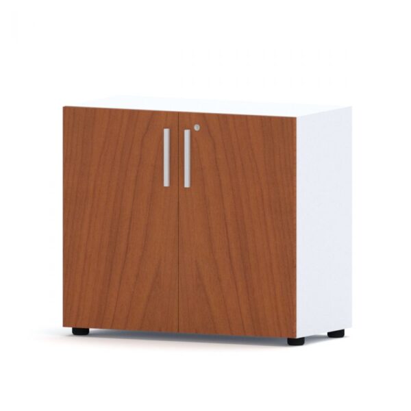 Compir 90 cm low cabinet with lockable doors - Image 10