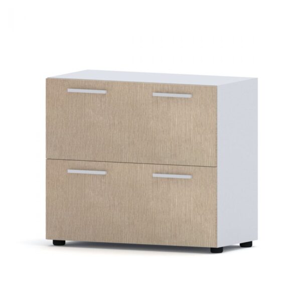 Compir 90 cm low cabinet with filing cabinet - Image 19