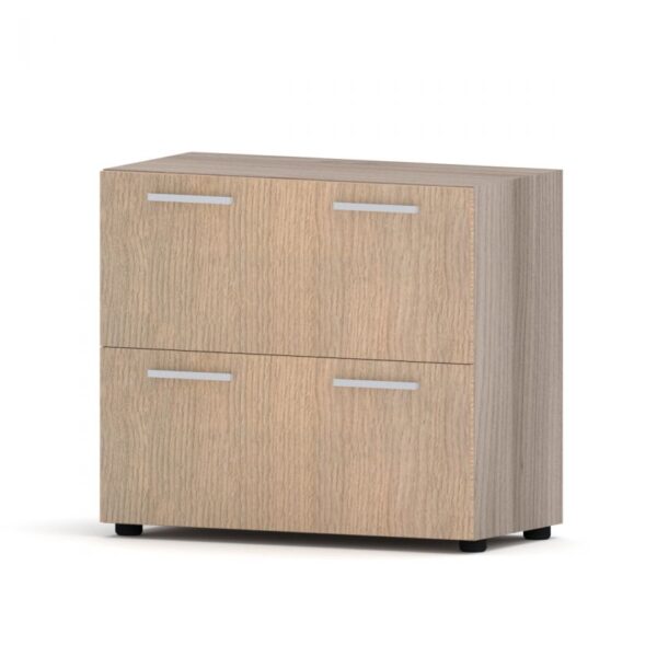 Compir 90 cm low cabinet with filing cabinet - Image 30