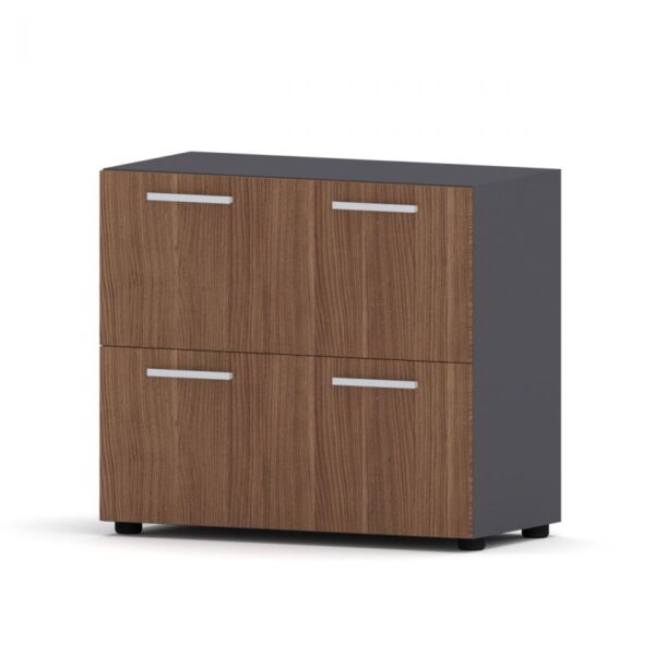 Compir 90 cm low cabinet with filing cabinet - Image 41
