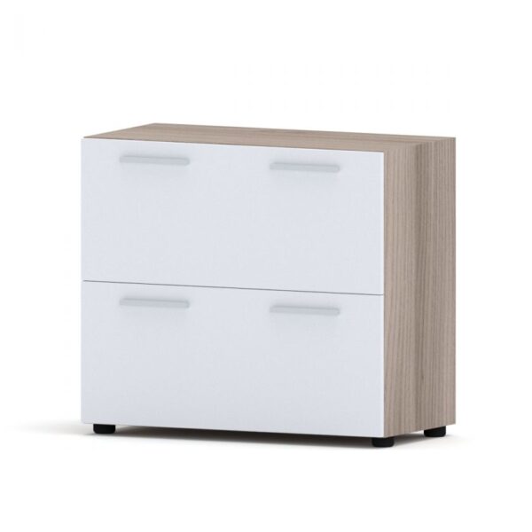 Compir 90 cm low cabinet with filing cabinet - Image 6