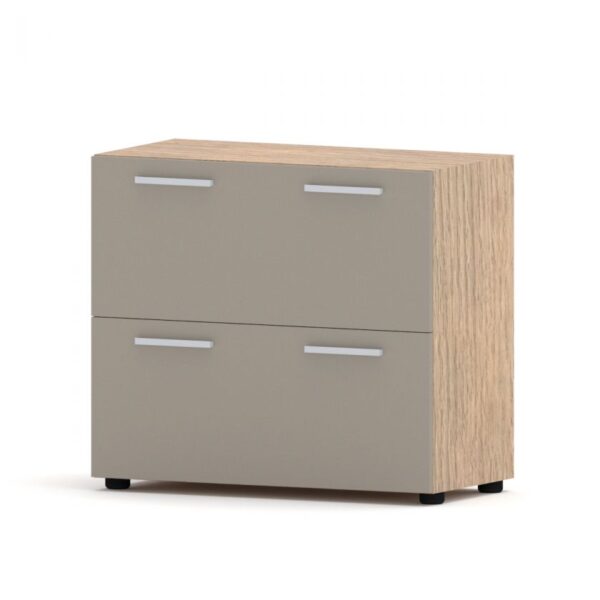 Compir 90 cm low cabinet with filing cabinet - Image 52