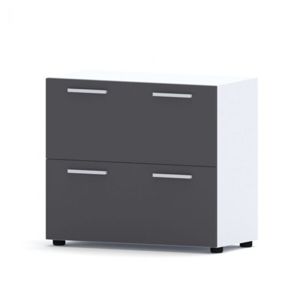 Compir 90 cm low cabinet with filing cabinet - Image 74