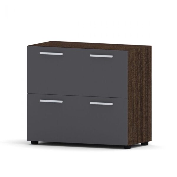 Compir 90 cm low cabinet with filing cabinet - Image 79